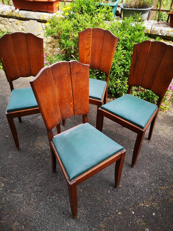 Acheter Lot de 4 chaises vintage sur la brocante en ligne