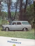 Affiche Peugeot 404