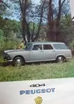 Affiche Peugeot 404