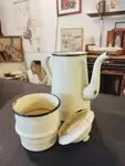 Cafetière émaillée années 60 70