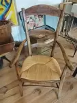 Fauteuil paillé