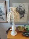 Lampe de chevet vintage en albâtre