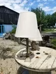 Lampe de table chrome