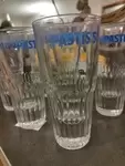 Lot de six verres Pastis vintage