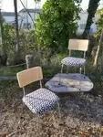 Paire de chaises vintage