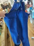 Salopette bleu de travail vintage taille XL