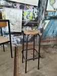 Tabouret industriel années 50 