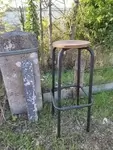 Tabouret industriel années 50 