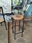 Tabouret industriel années 50 