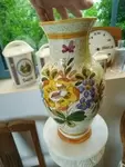 Vase vintage décor floral