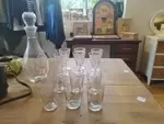 Verres anciens ciselés