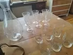 Verres anciens ciselés